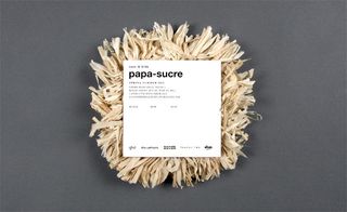 The stiff-board invitation to Sass & Bide’s ’Papa Sucre’ collection was capped by a tangle of crinkley raffia straw.