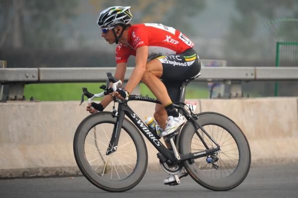 HTC-Highroad's Tony Martin in action on the final stage.