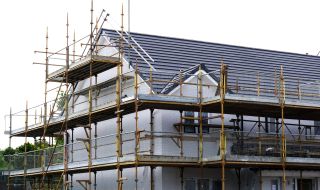Home renovation and scaffolding