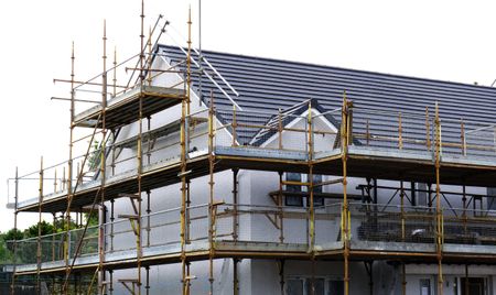 Home renovation and scaffolding