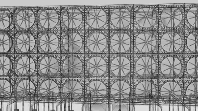 Artist rendering of a potential technology solution to CO2 reduction.