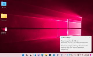 Windows 11 notifications screenshot