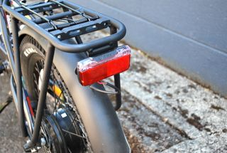 Picture of the rear rack on the Cannondale Compact Neo e-bike