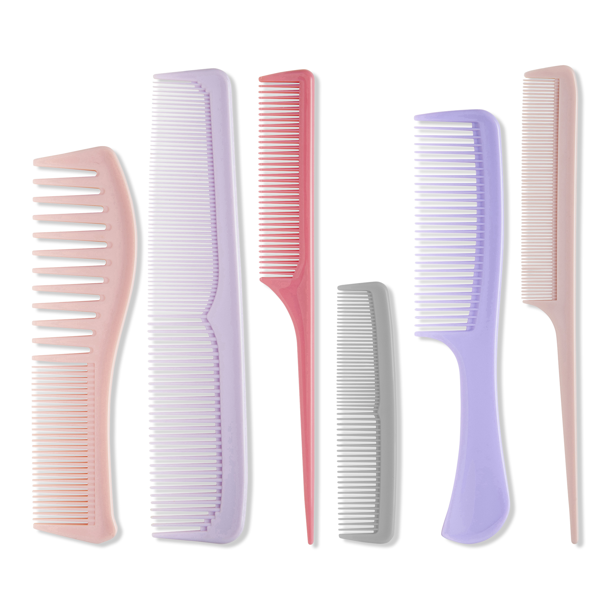 6 Piece Assorted Style Comb Set