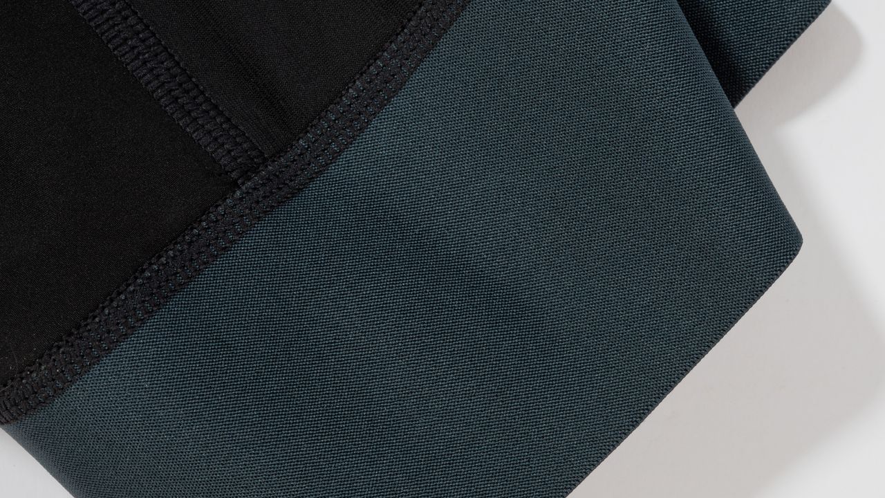 MAAP Alt Road Cargo bib shorts detail of elastic grip band