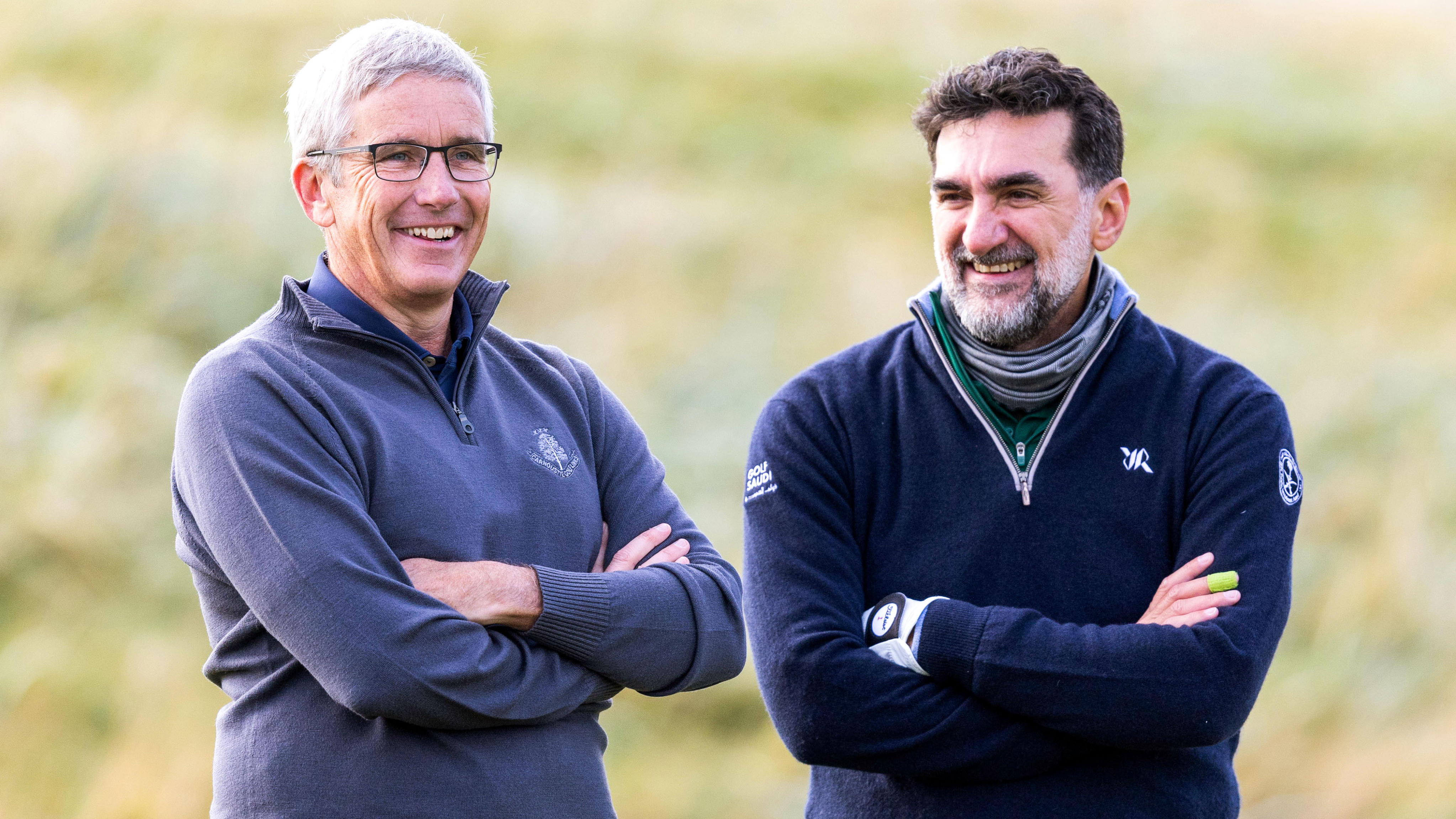 Jay Monahan and Yasir Al-Rumayyan