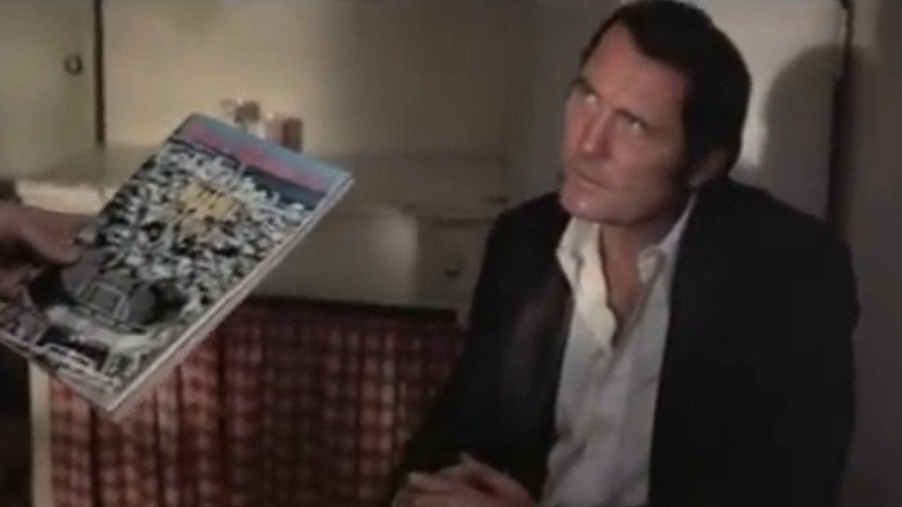 Robert Shaw wondering what the Super Bowl is in Black Sunday