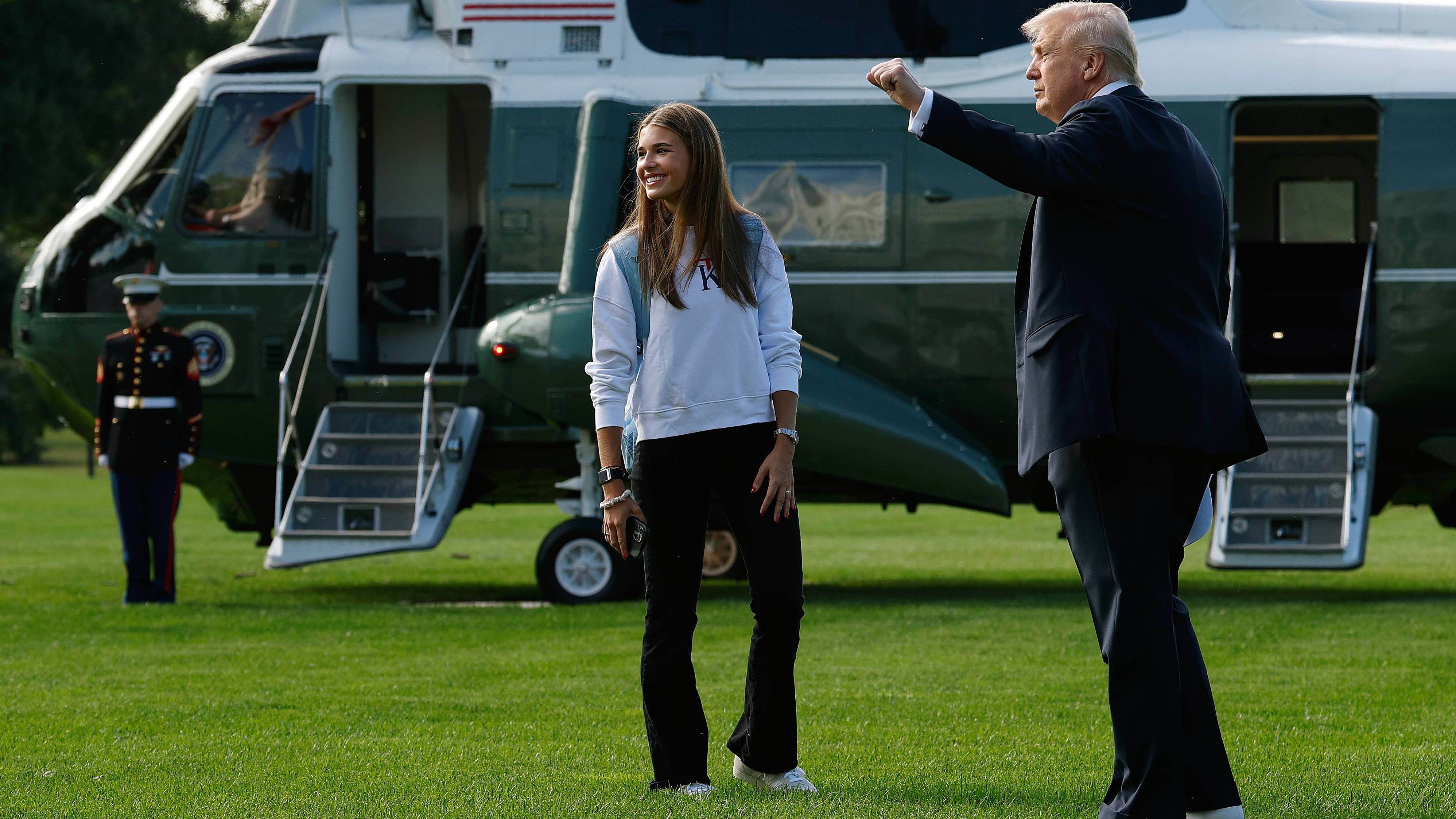 Kai Trump and Donald Trump