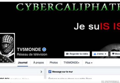 TV5Monde's hacked Facebook page.