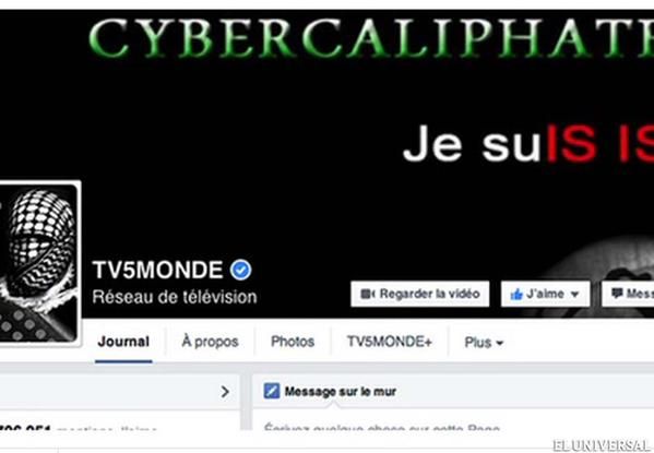 TV5Monde&amp;#039;s hacked Facebook page.