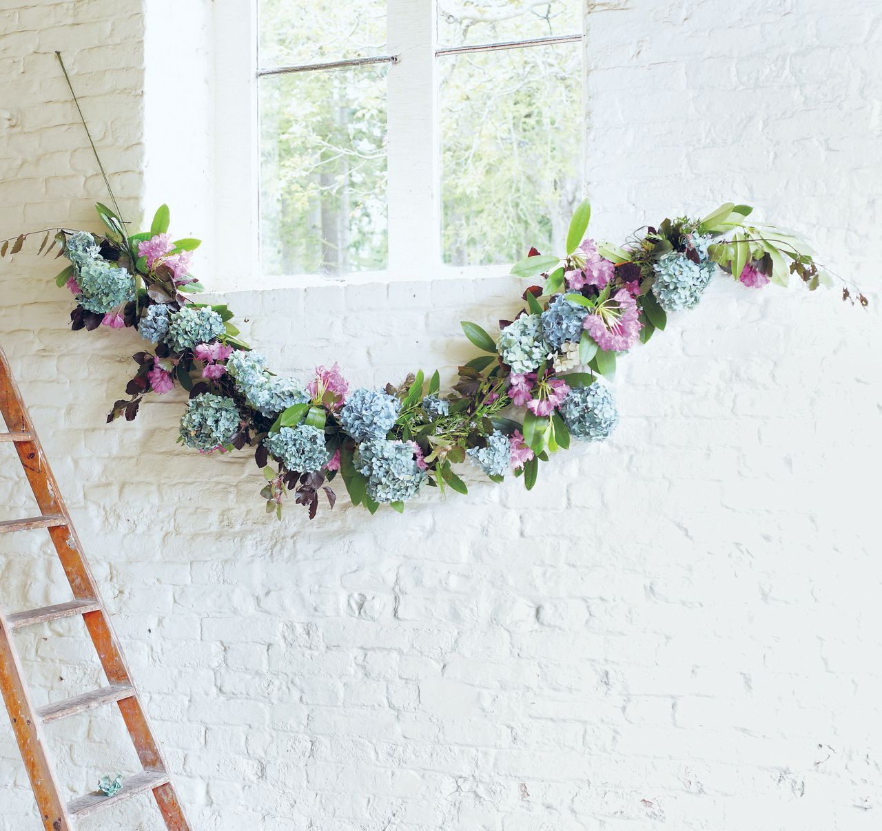 How to make a flower garland