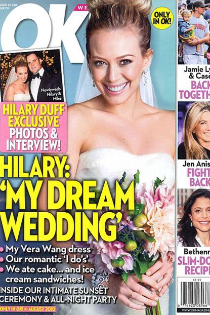 Hilary Duff - FIRST LOOK! Hilary Duff's official wedding snaps - Hilary Duff Wedding Photos - Celebrity News - Marie Claire