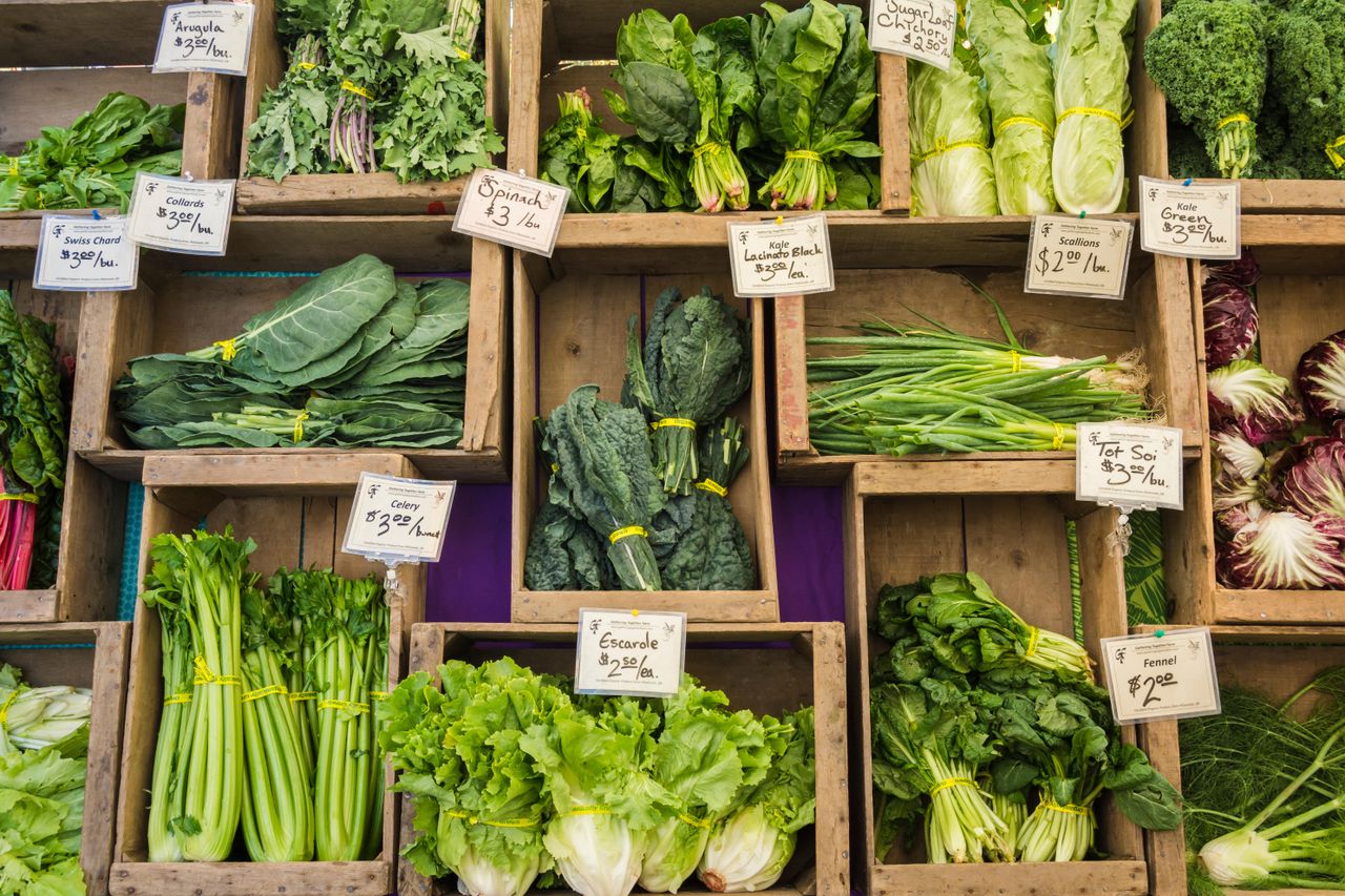 Farmers markets.