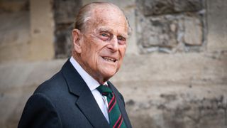 Prince Philip, Duke of Edinburgh during the transfer of the Colonel-in-Chief of The Rifles at Windsor Castle