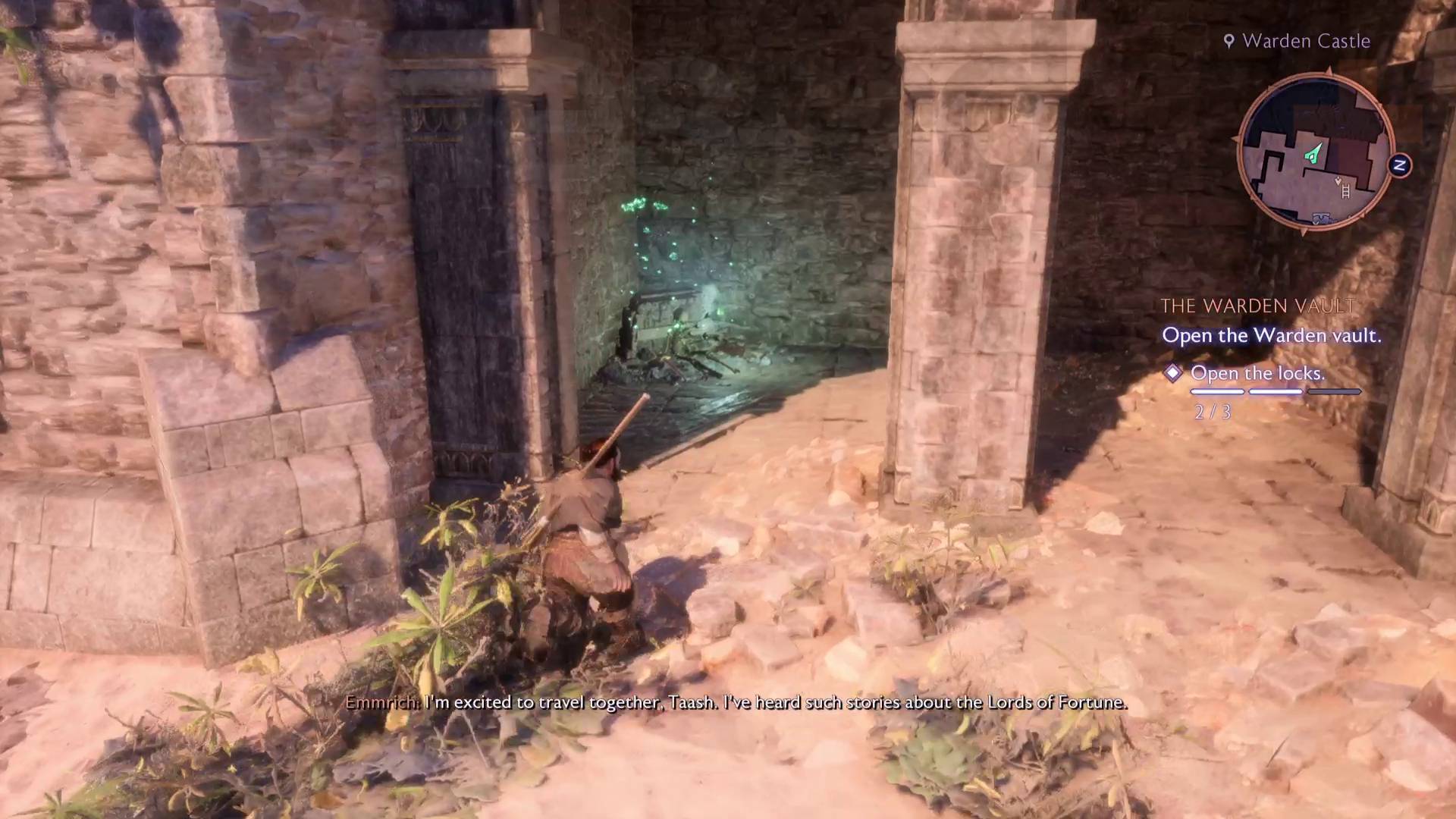 How to open the Dragon Age Veilguard Warden vault