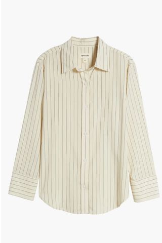 Stripe Button-Up Shirt