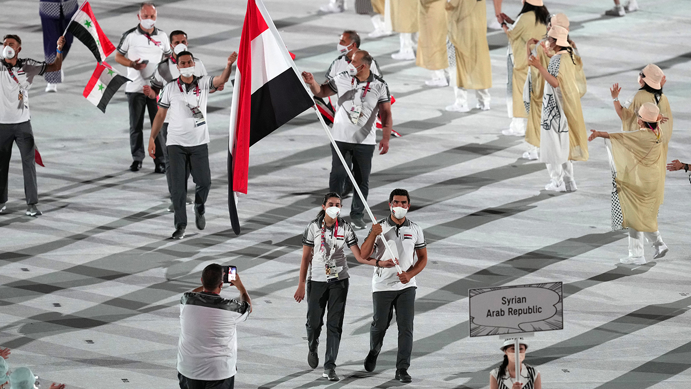Tokyo Olympics opening ceremony flagbearers: Syria&amp;rsquo;s Hend Zaza and Ahmad Saber Hamcho