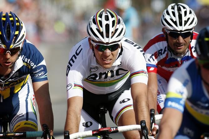 Philippe Gilbert (BMC) put in a big effort but was ultimately denied a podium spot