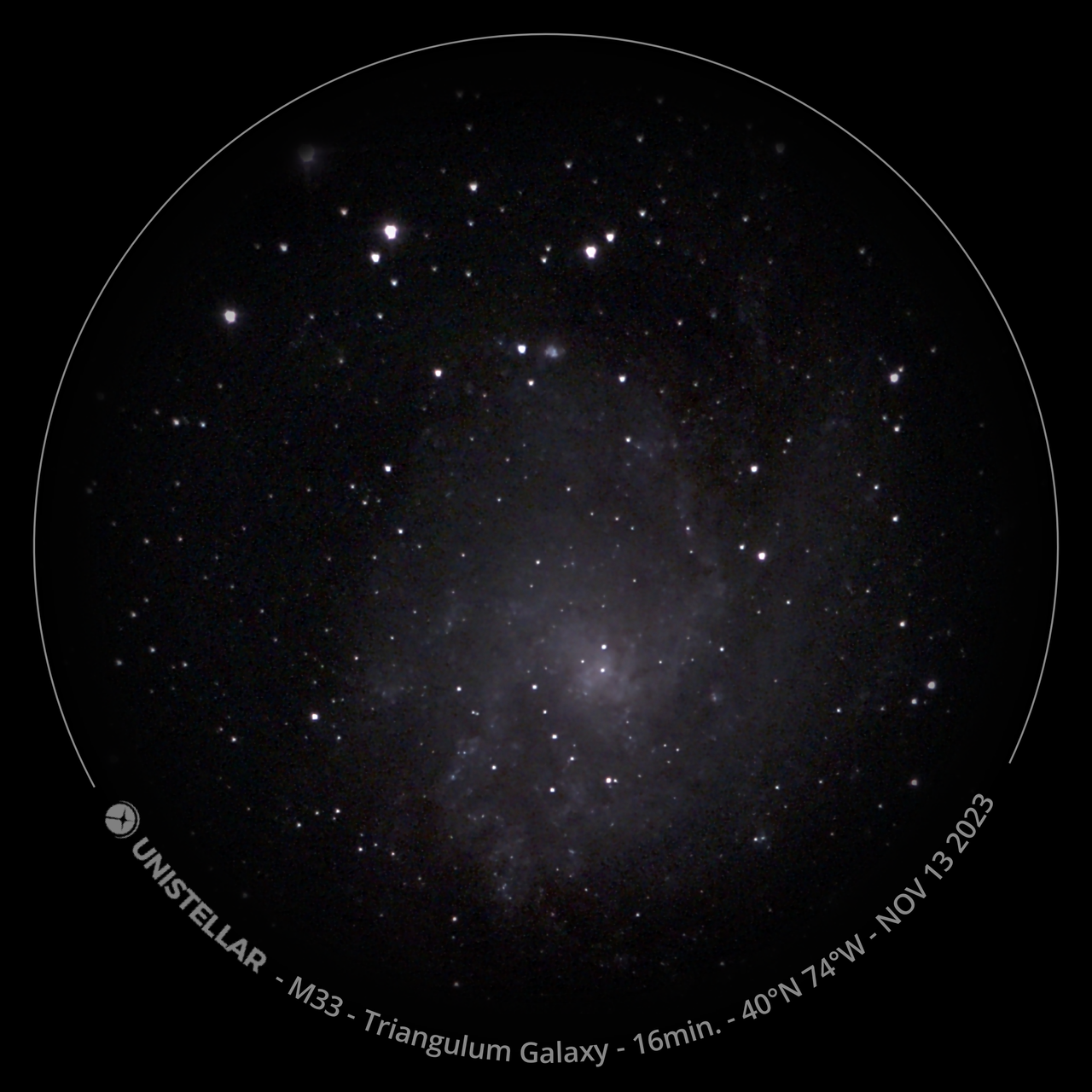 Galaxies and nebulas captured with Unistellar eQuinox 2.