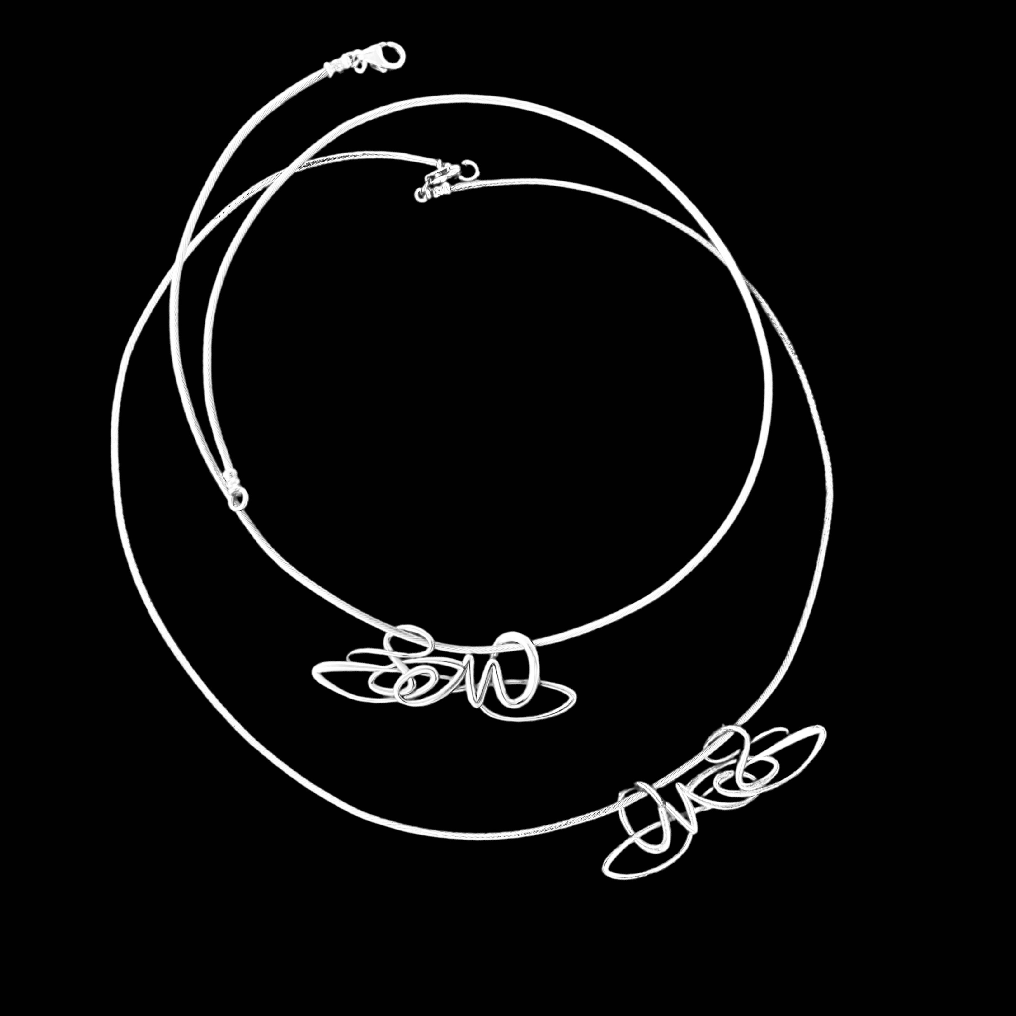 Love Necklace : Sterling Silver