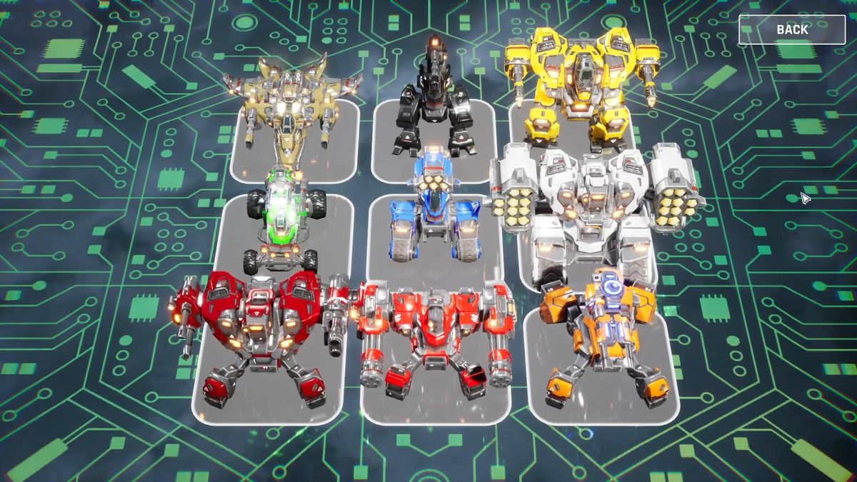 An image of mechs fighting giant monsters from game Mech Armada