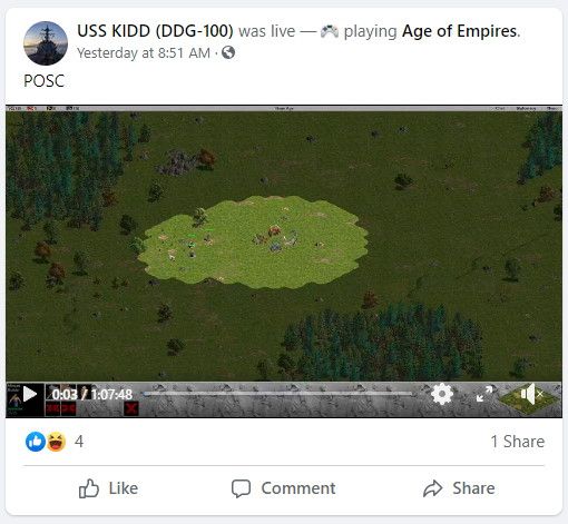 Age of Empires streaming stills from USS Kidd