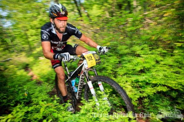 Niner's Dejay Birtch took his second straight stage win at the Trans-Sylvania Epic this year.