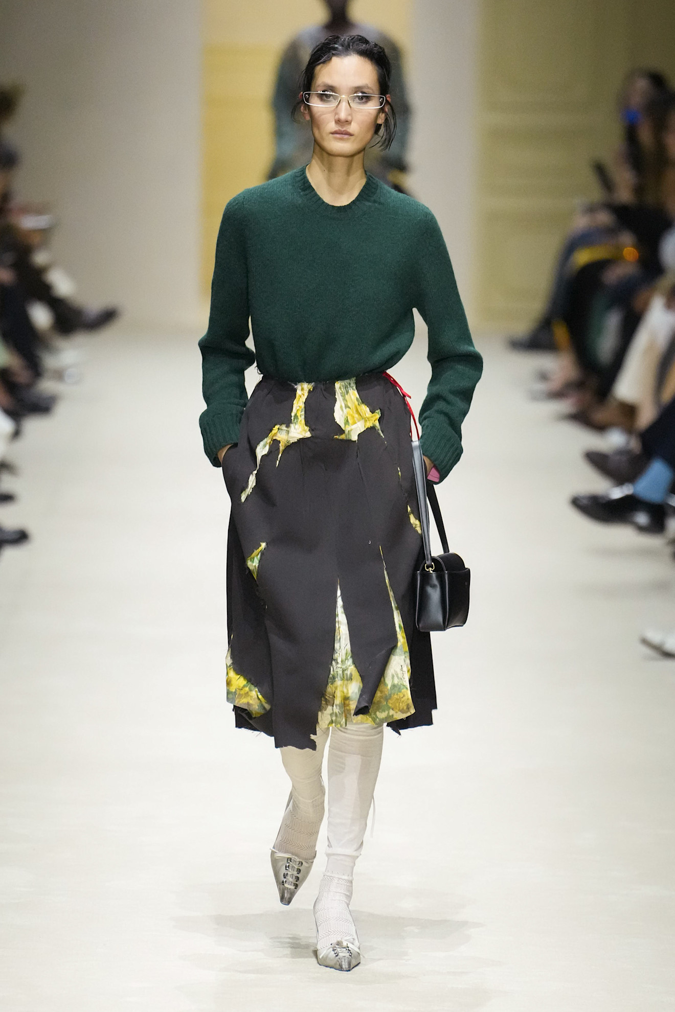 A runway look from the Prada Fall 2026 collection