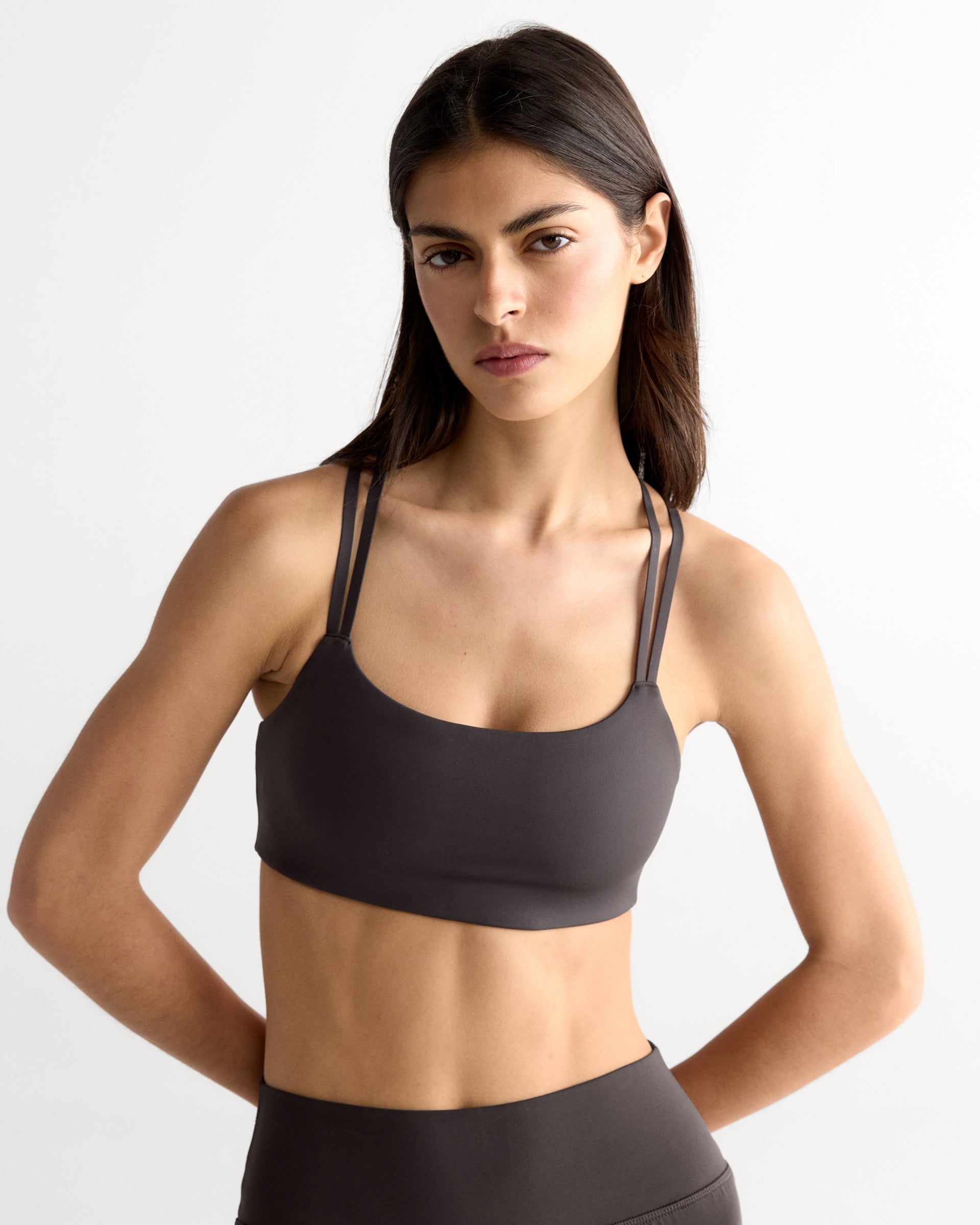Ultimate Cross Back Bra - Coffee Bean - Xxs