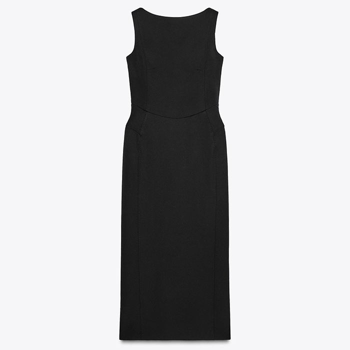 ZARA, Slit Midi Dress Zw Collection
