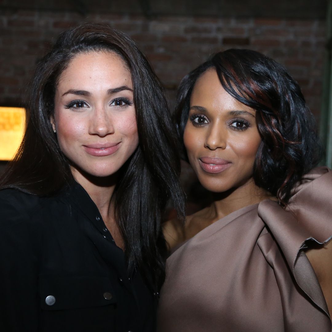 Meghan Markle attends Kerry Washington&#039;s birthday party, Jessica Alba presents a cake with candles