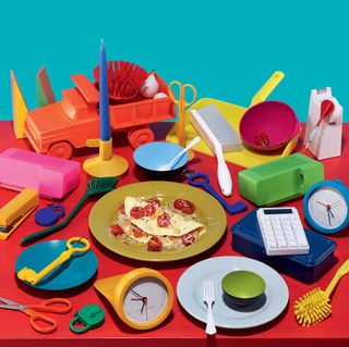 In Michael Craig-Martin’s hands an omelette could, conceptually, be anything