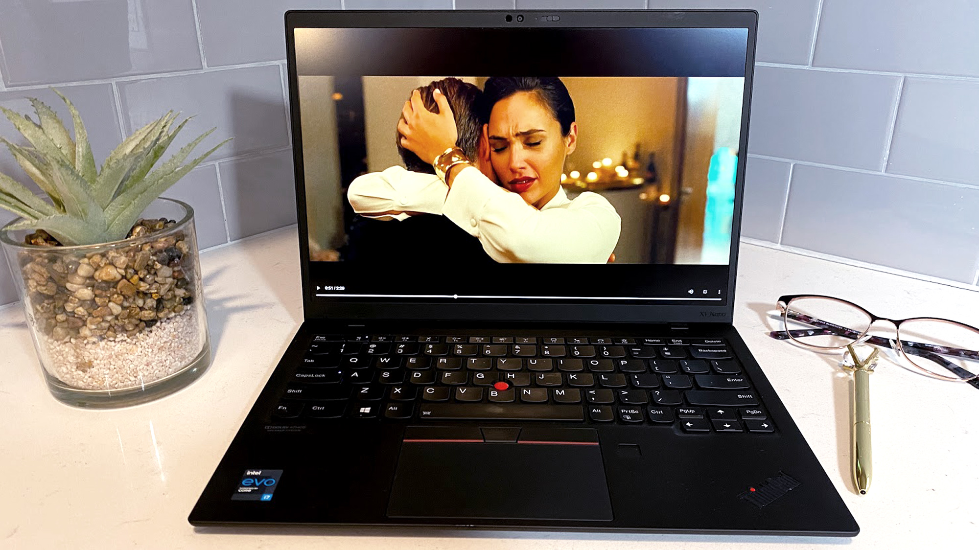 Lenovo ThinkPad X1 Nano on a desk