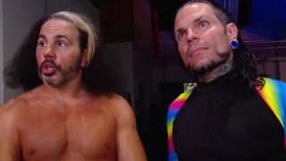 Matt and Jeff Hardy in the WWE. 