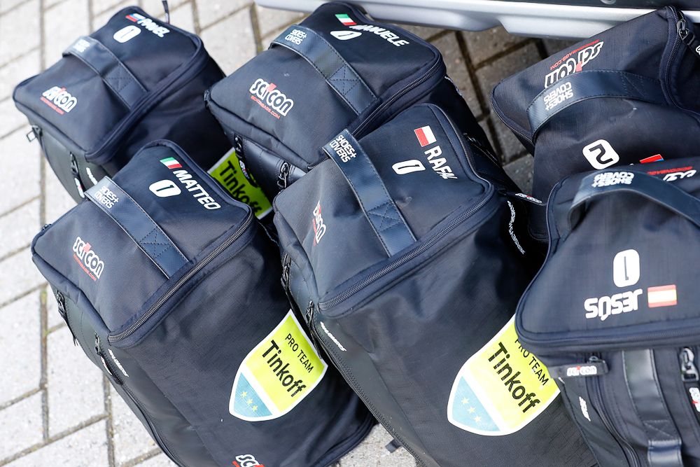 The bags are packed at Tinkoff.