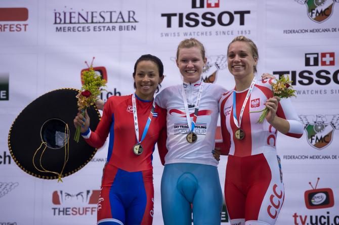 Jolien D'hoore (Belgium) won gold in the women's omnium