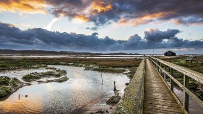 The winning image, to appear on the cover of National Trust members' handbooks, is Les Lockhart's picture of Newtown Nature Reserve on the Isle Of Wight. © Les Lockhart