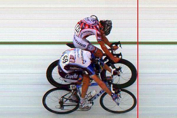 Tyler Hamilton took the closest possible victory