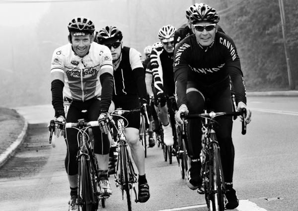 The fog did not seem to bother the four time winner of Milan-San Remo.