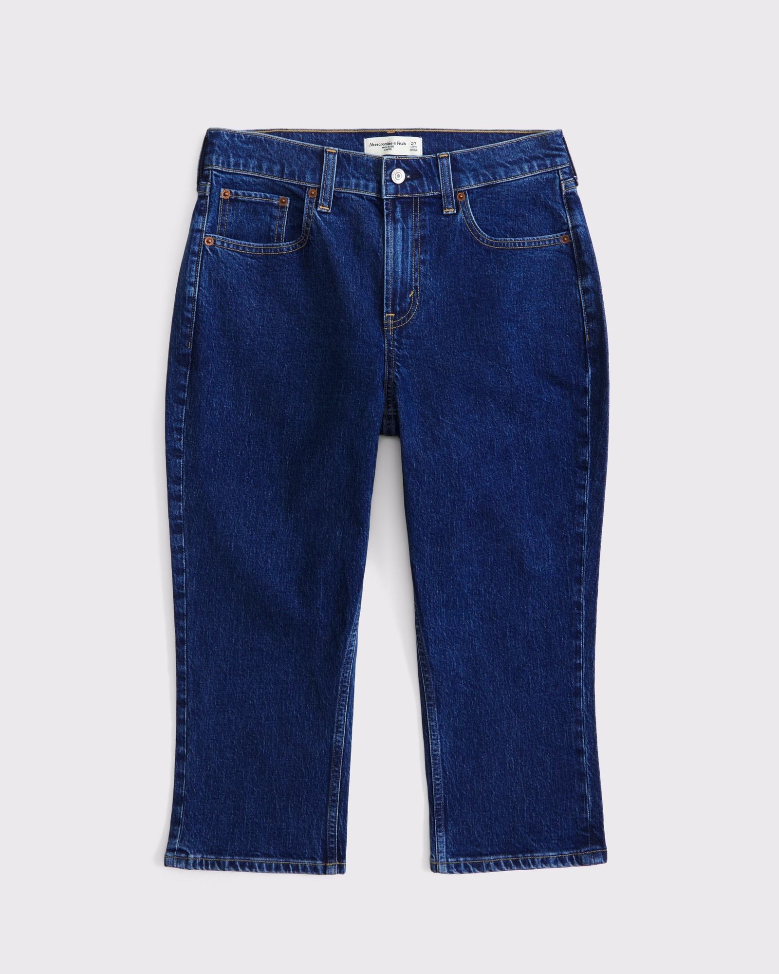 Abercrombie & Fitch, Curve Love Mid Rise Capri Jeans