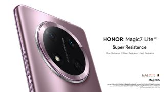 Honor Magic 7 Lite back panel in purple