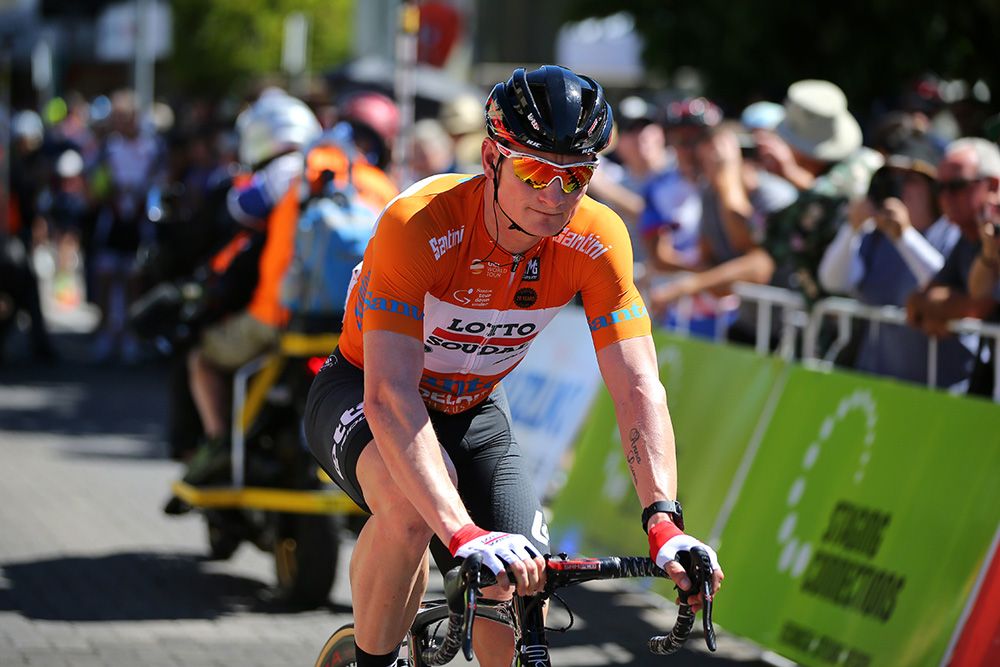 Andre Greipel (Lotto Soudal) lost the race leader's jersey to Ewan after failing to contest the sprint
