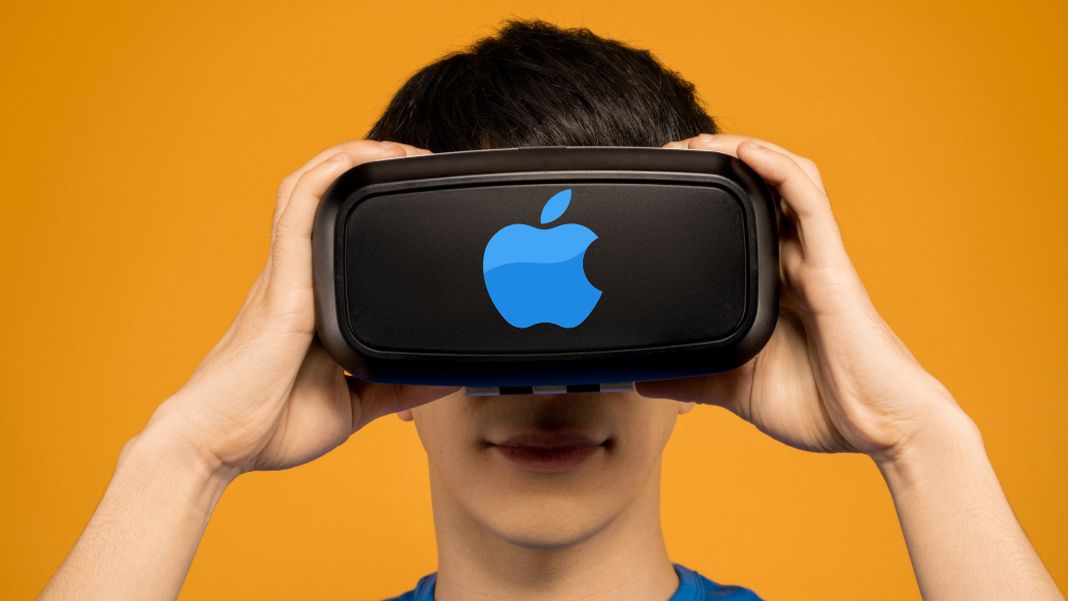 Apple VR headset mockup