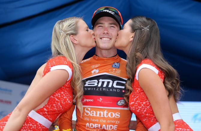 Rohan Dennis (BMC) in the ochre jersey