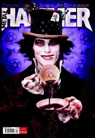 The cover of Metal Hammer issue 202 featuring HIM’s Ville Valo