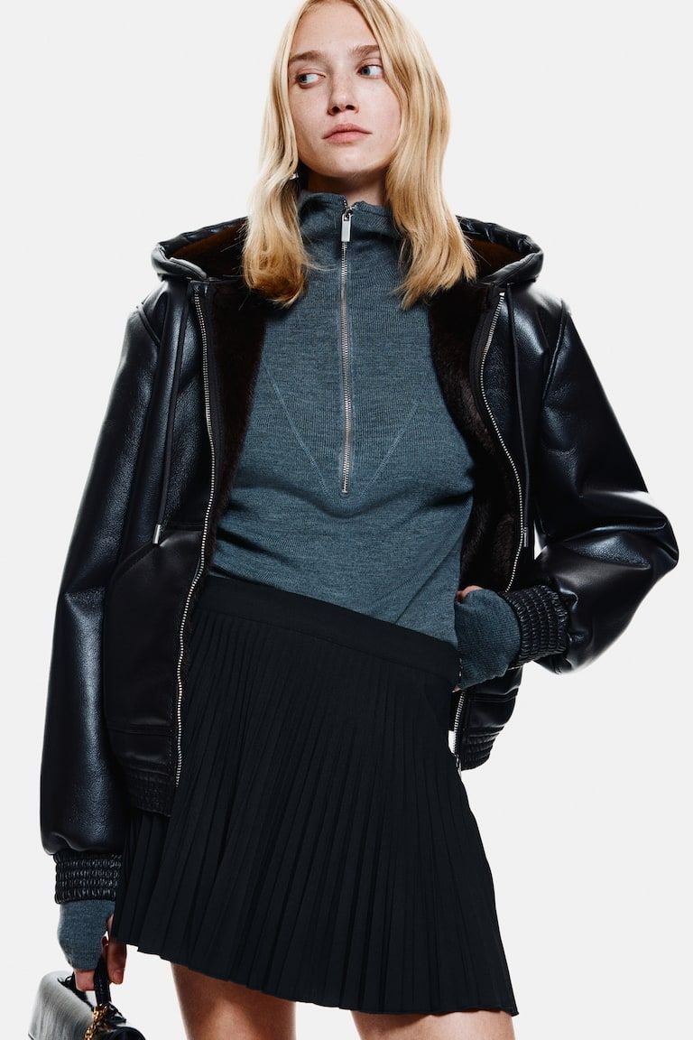 Pleated Mini Skort