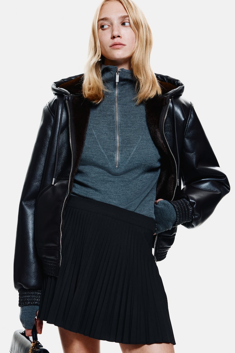 Pleated Mini Skort