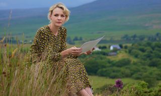 Actress Carey Mulligan in the Welsh Valleys where her grandparents lived all their lives.