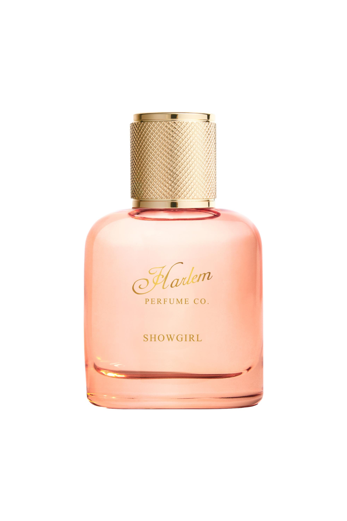 A bottle of Harlem Perfume Co Showgirl fragrance.