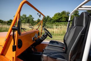 The Electric MOKE interior